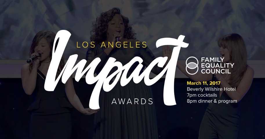 Family Equality Council's LA Impact Awards Just Two Weeks Away