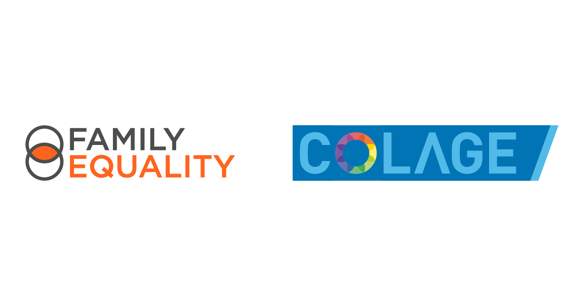 COLAGE and Family Equality logos