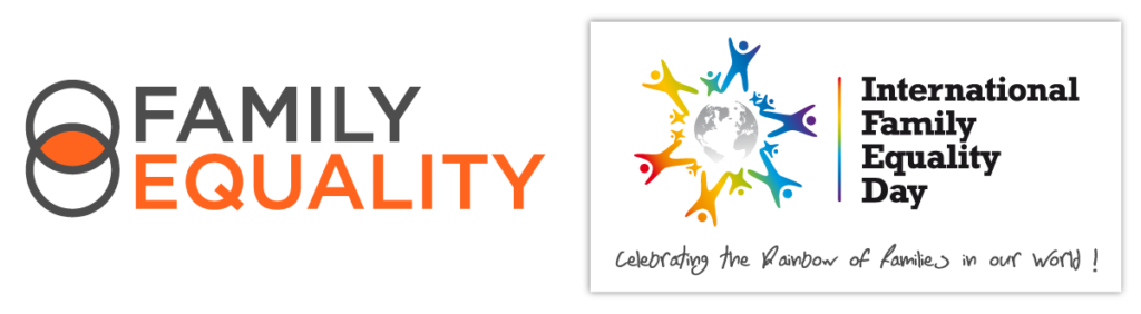 Family Equality and International Family Equality Day logos